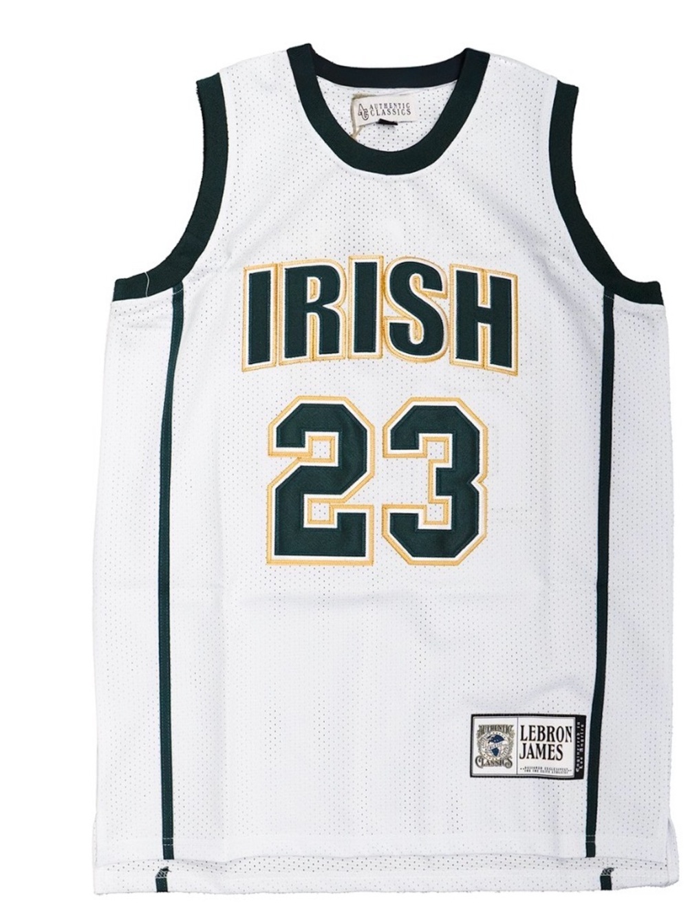 🏀⛹🏾🏀 Lebron James Irish High School Authentic Basketball Jersey